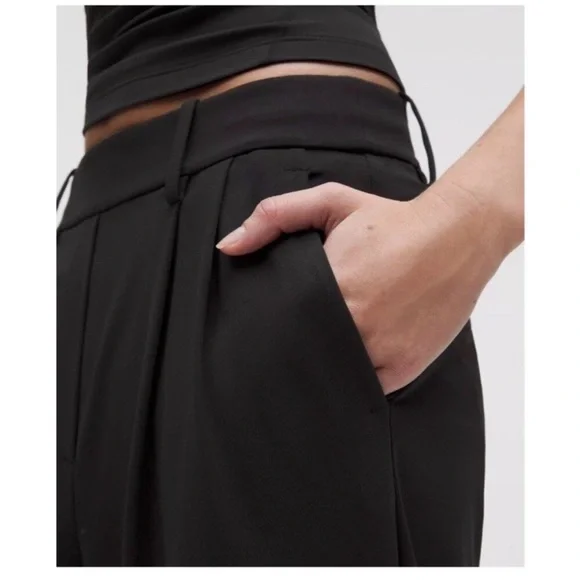 Lululemon Daydrift wide leg trouser black - Picture 4 of 8